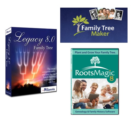Software Round-Up: Legacy, Roots Magic and Family Tree Maker, Oh My!