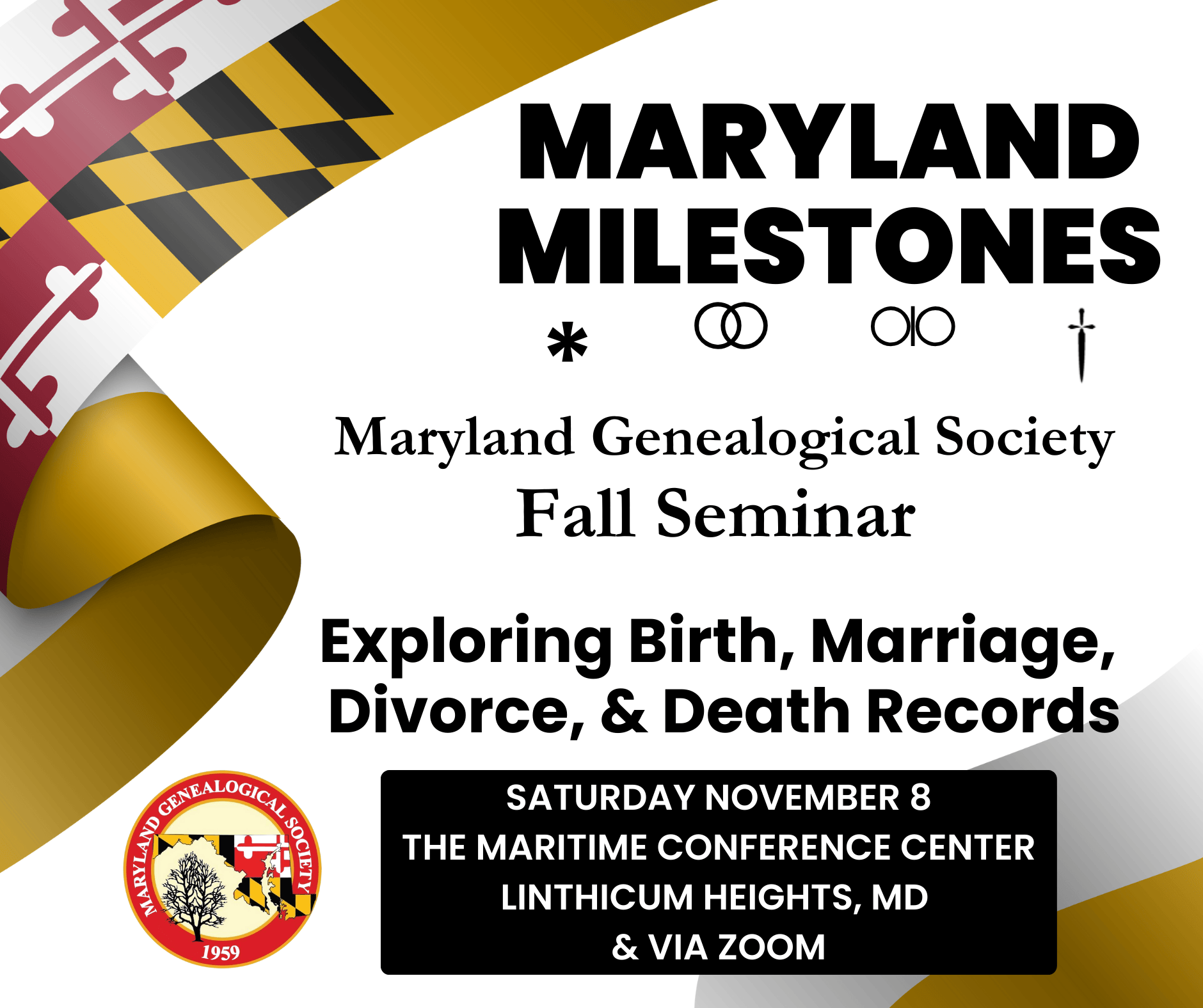 Maryland Milestones: Exploring Birth, Marriage, Divorce, and Death Records
